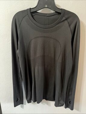 lululemon athletica Swiftly Black Long Sleeve Top Hip length